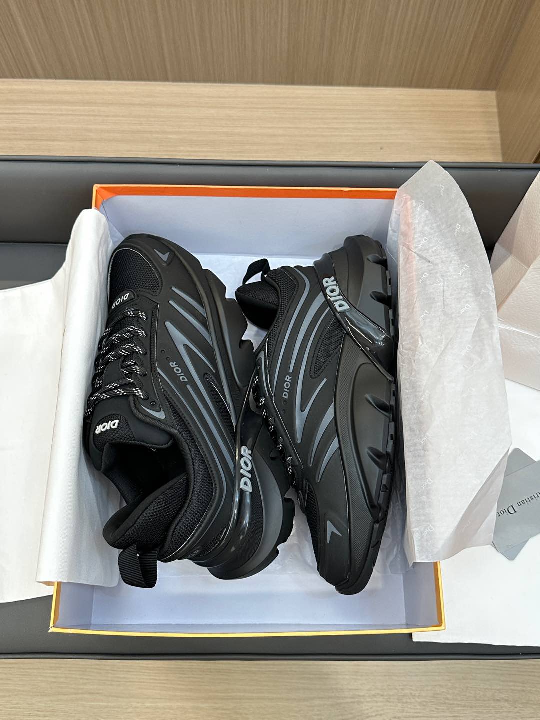 B44 BLADE SNEAKER BLACK TECHNICAL MESH AND TECHNICAL FABRIC - 35
