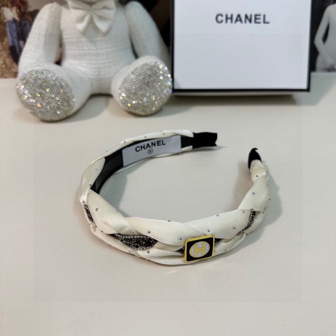 HAIRBAND CC LOGO WHITE FOR WOMEN 151339