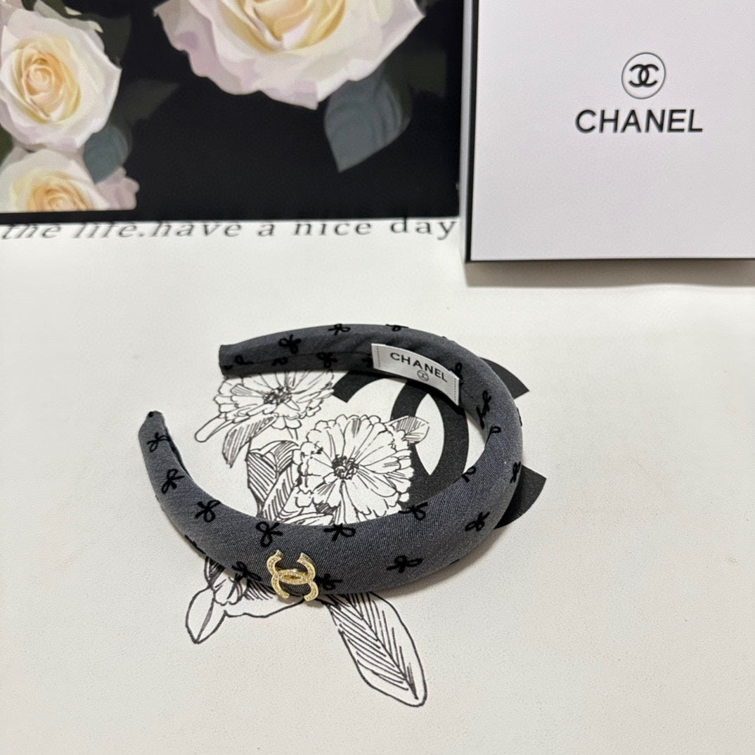 DARK GRAY FABRIC HAIRBAND 432840