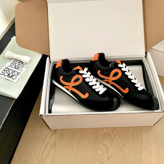 LOEWE 26S BALLET RUNNER 2.0 З ЧОРНОЇ ЗАМШІ ТА НЕЙЛОНУ