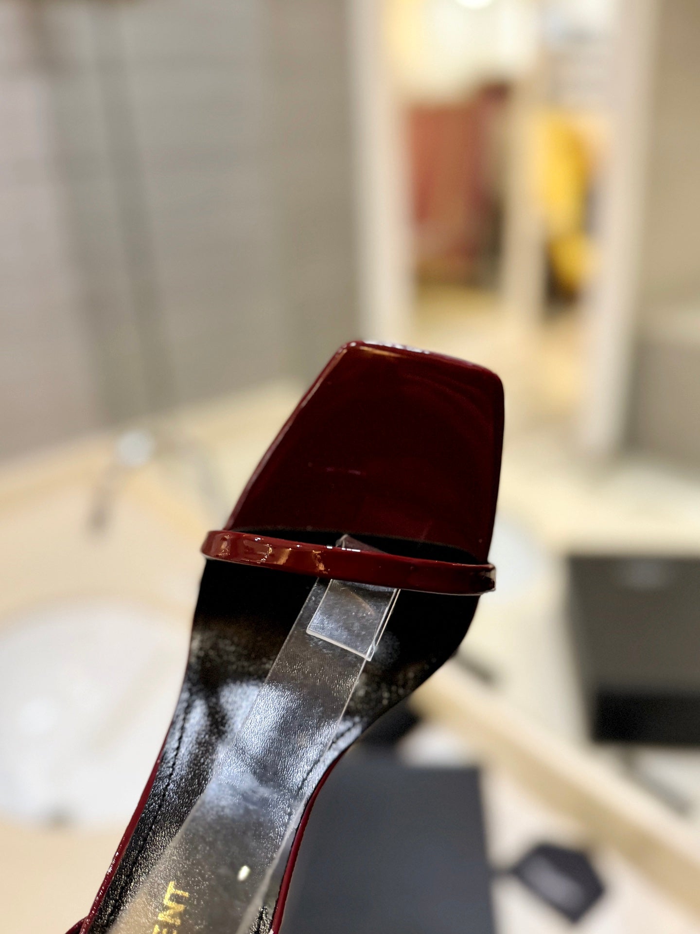 SL OPYUM SANDALS 105 JAM POLISHED CALFSKIN - 35