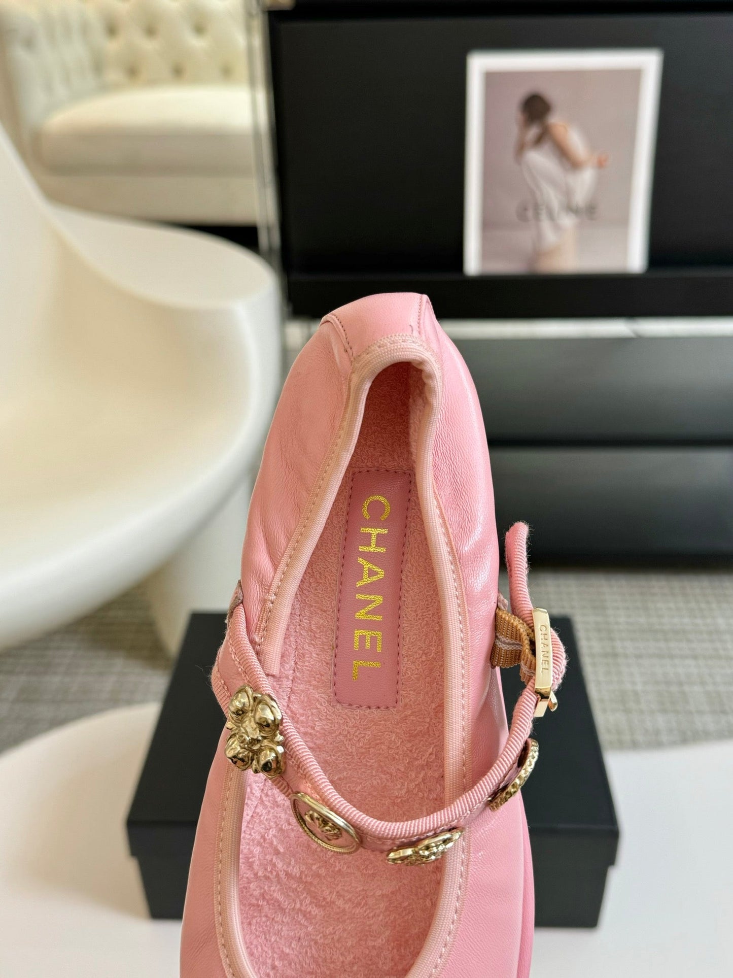 MARY JANE SHOES LIGHT PINK SHEEPSKIN - 35