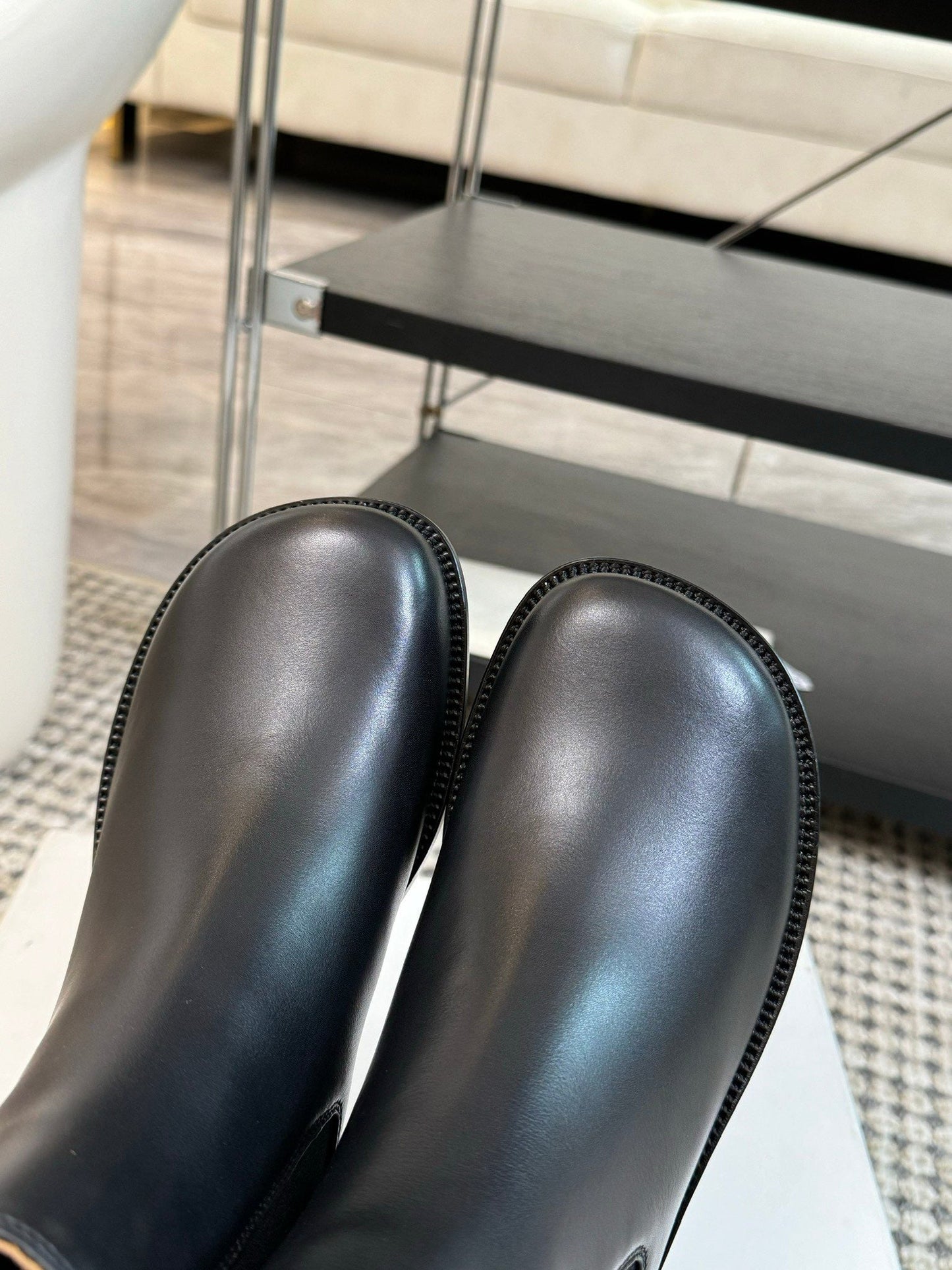 LW CAMPO CHELSEA BOOT BLACK CALFSKIN - 35