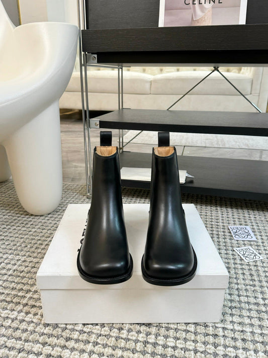 LW CAMPO CHELSEA BOOT BLACK CALFSKIN - 35