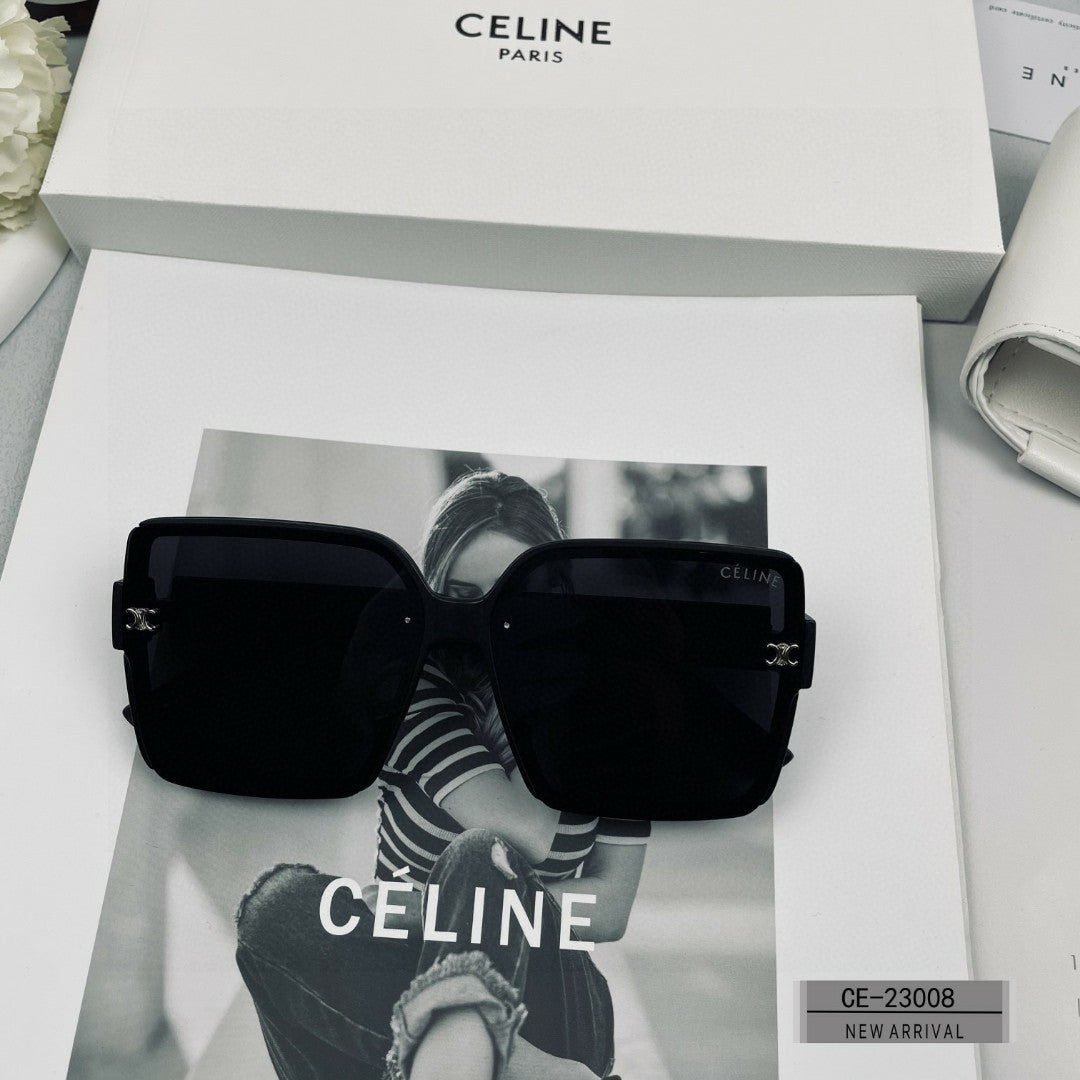 TRIOMPHE SUNGLASS 23008 IN ACETATE - Ivory/Grey Smoke
