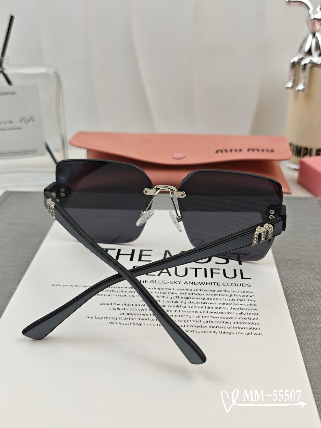RUNWAY SQUARE SUNGLASSES 55507 IN ACETATE - Green
