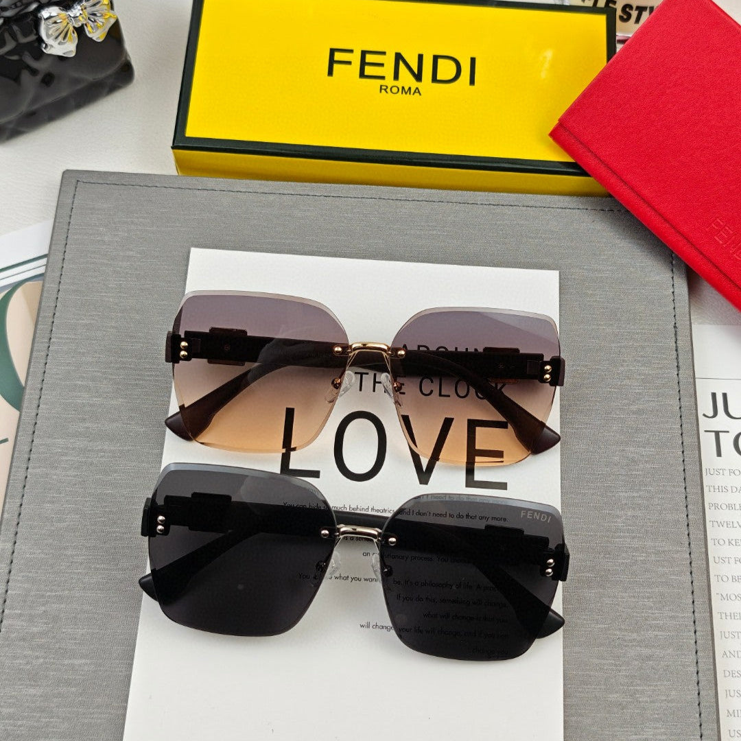 FIRST CRYSTAL SQUARE FRAME SUNGLASSES 55509 IN ACETATE - Gradient purple/ orange