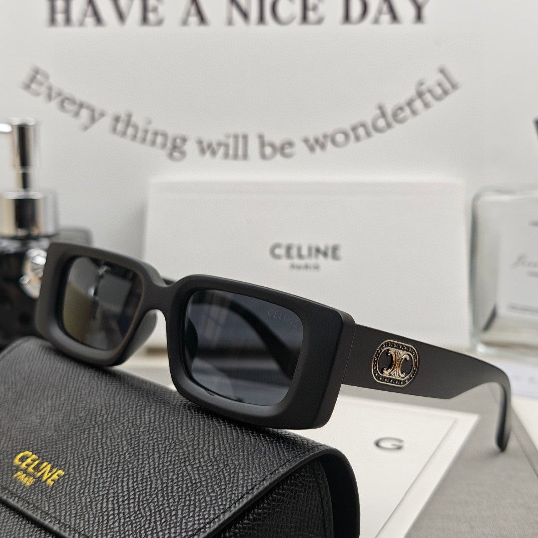 TRIOMPHE SKATE SUNGLASS 566599 IN ACETATE - Black