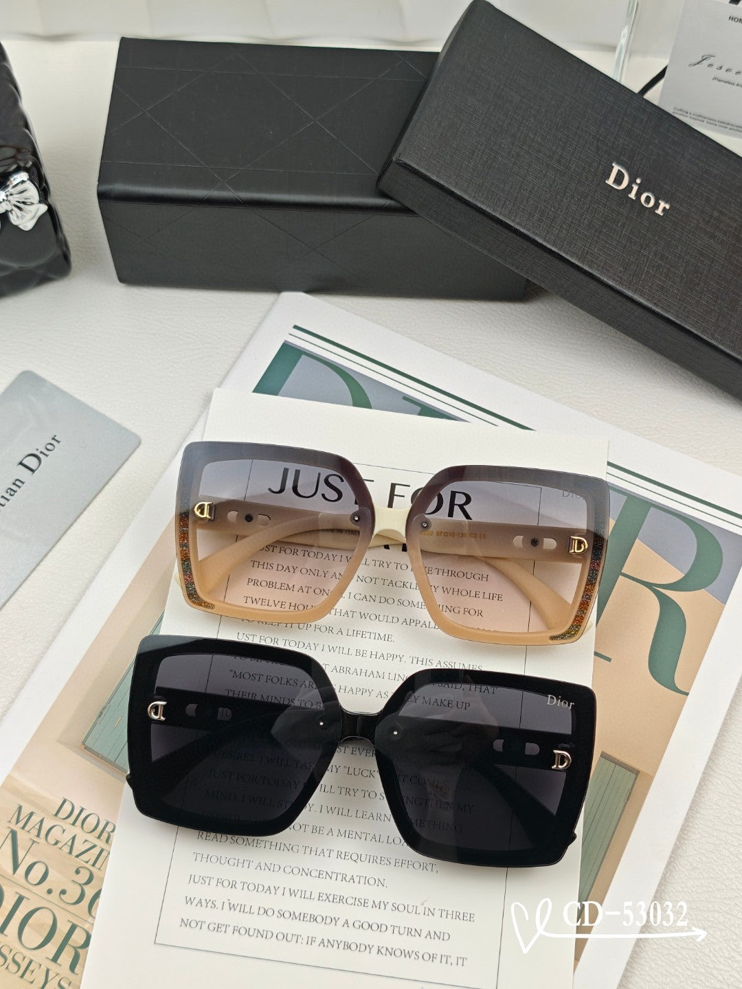 MONTAIGNE SUNGLASS 53032 IN ACETATE - Black