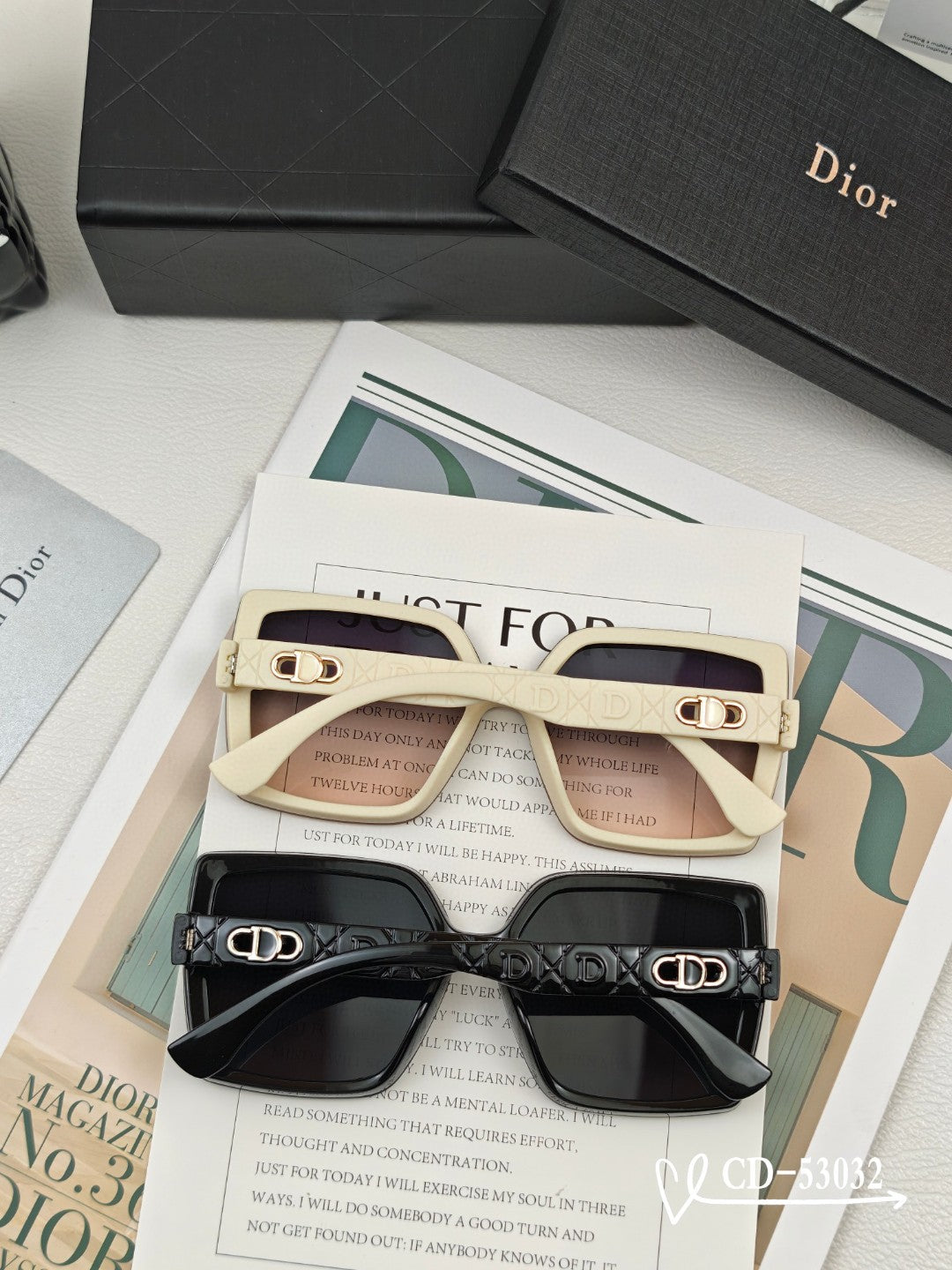 MONTAIGNE SUNGLASS 53032 IN ACETATE - Black