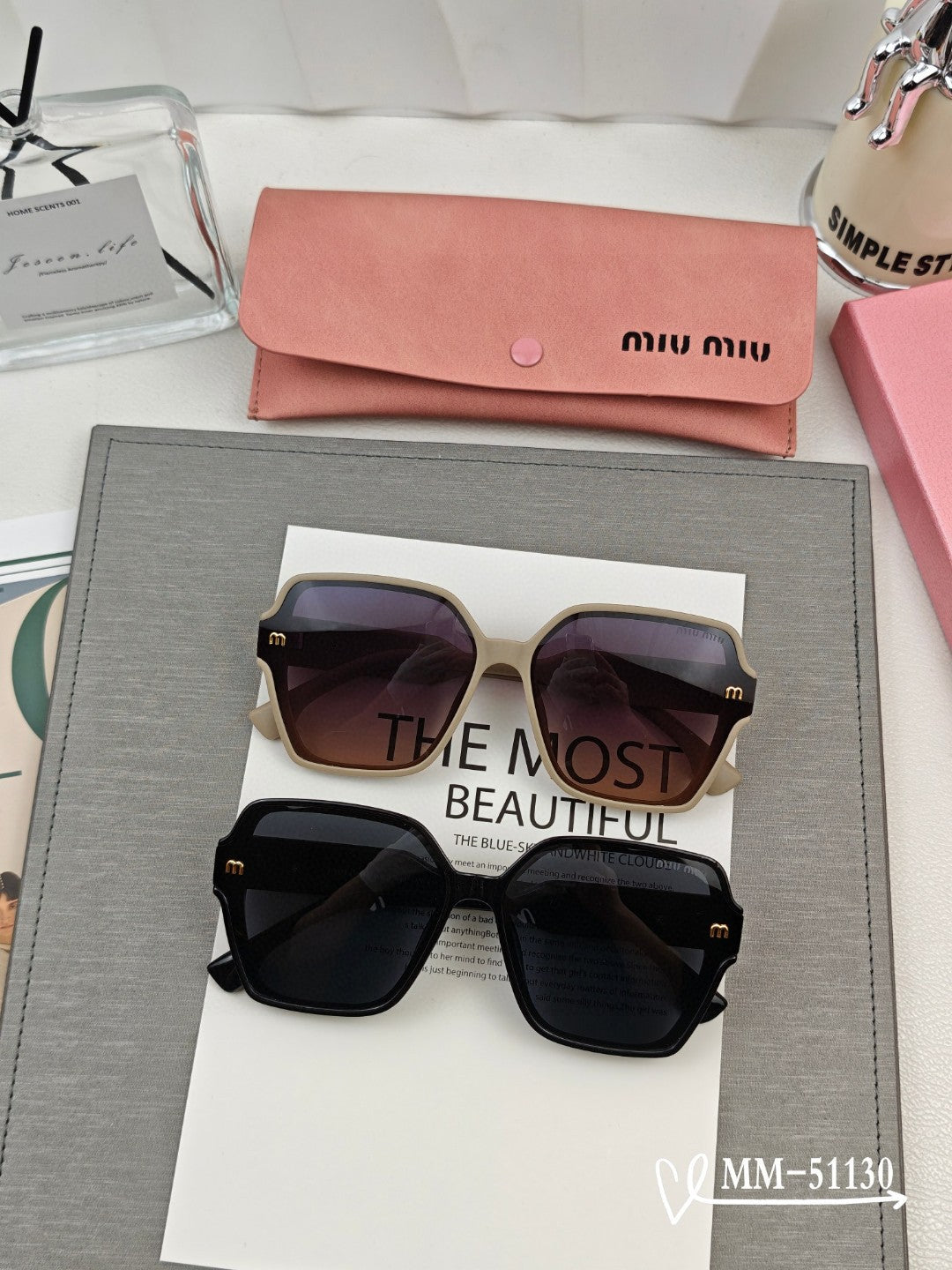 RUNWAY SQUARE SUNGLASSES 51130 IN ACETATE - Black