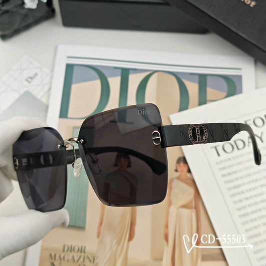 MONTAIGNE SUNGLASS 55503 IN ACETATE - Black