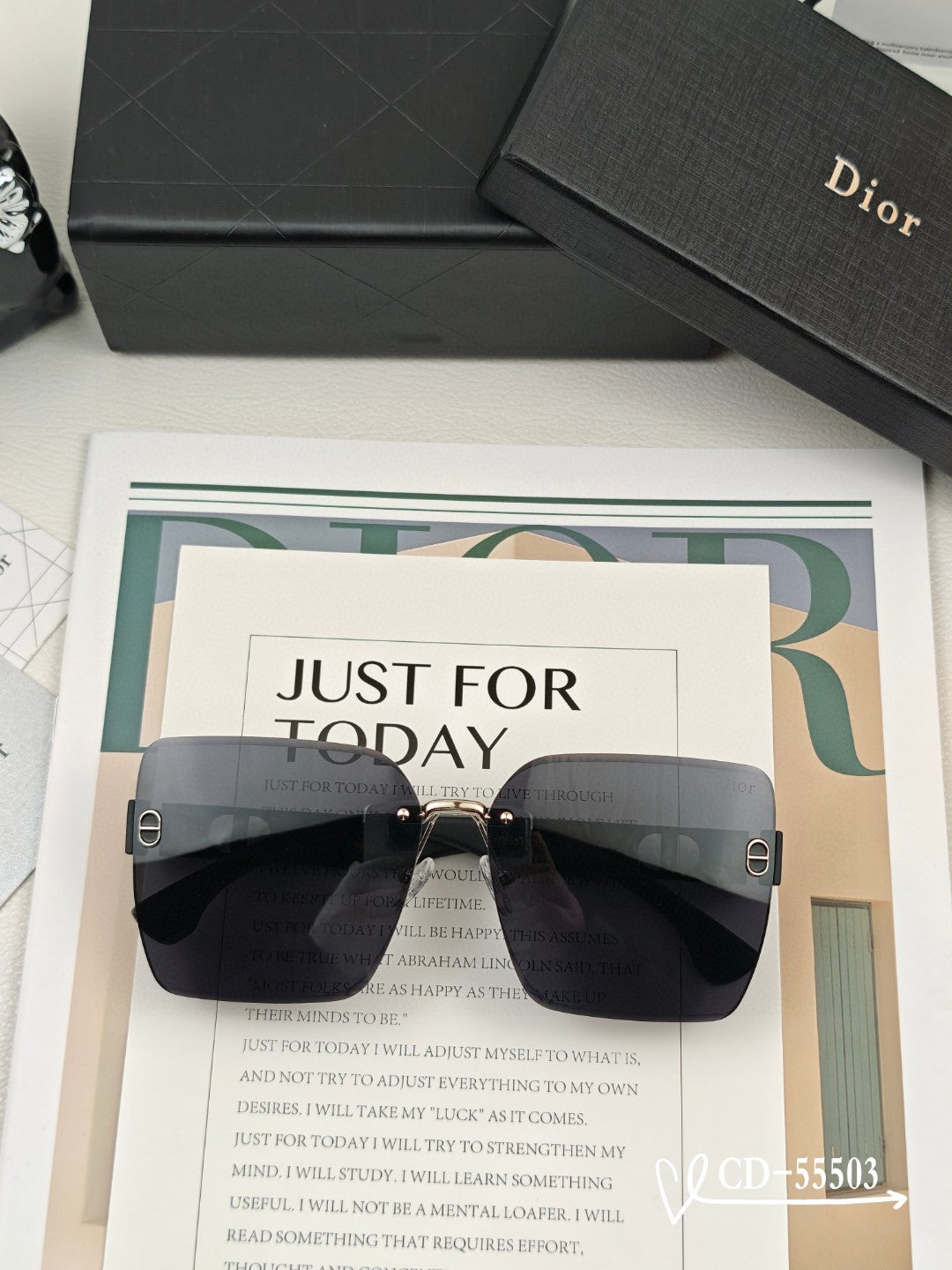 MONTAIGNE SUNGLASS 55503 IN ACETATE - Black