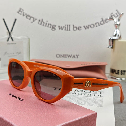 LOGO SUNGLASSES 55107 IN ACETATE - Orange