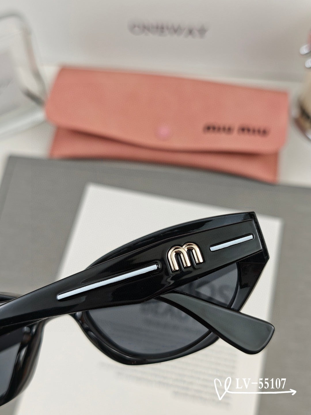 LOGO SUNGLASSES 55107 IN ACETATE - Orange