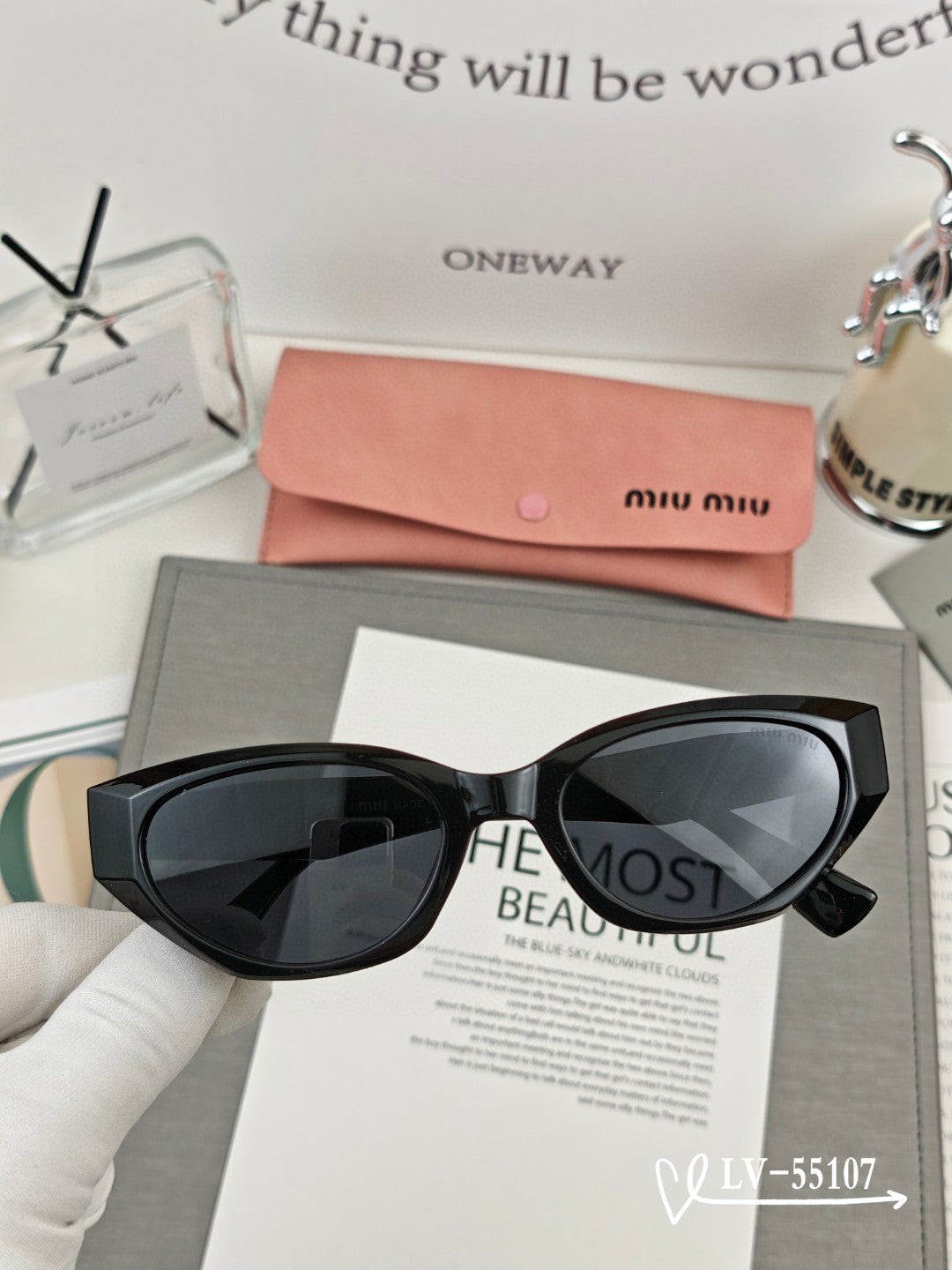 LOGO SUNGLASSES 55107 IN ACETATE - Orange