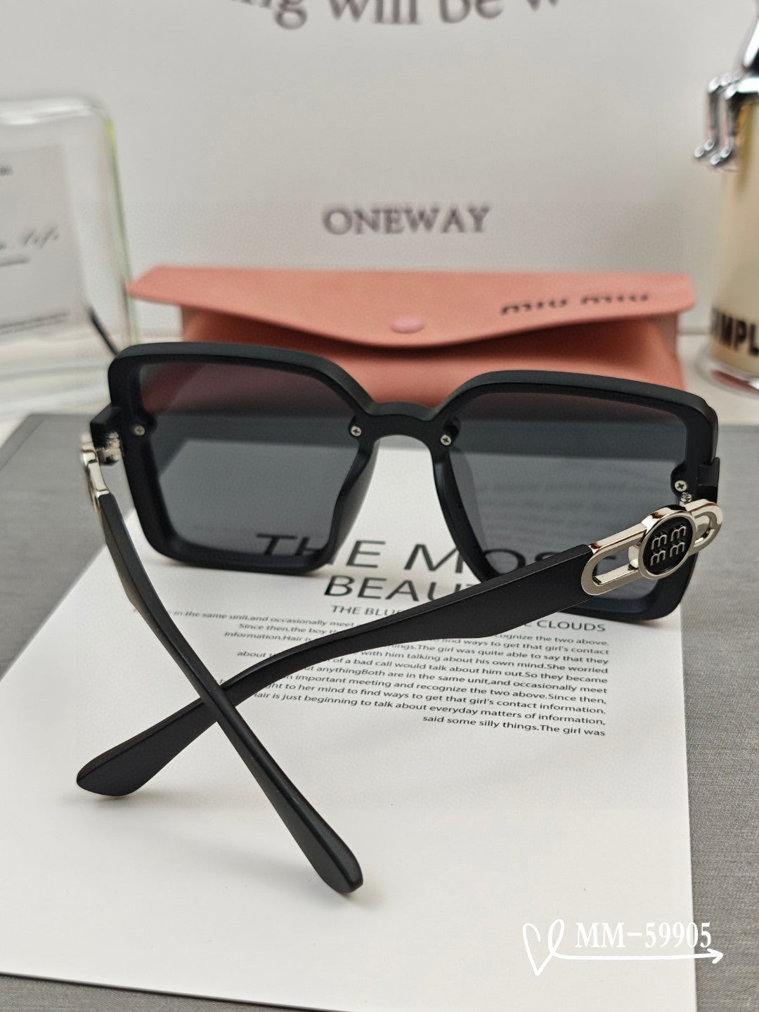 RUNWAY SQUARE SUNGLASSES 59905 IN ACETATE - Brown