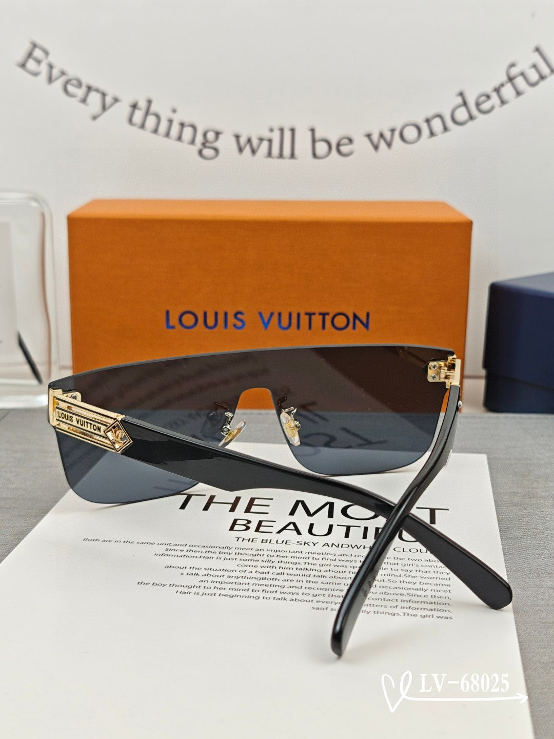 SUPERLIGHT SQUARE SUNGLASSES 68025 IN ACETATE - Grey Smoke