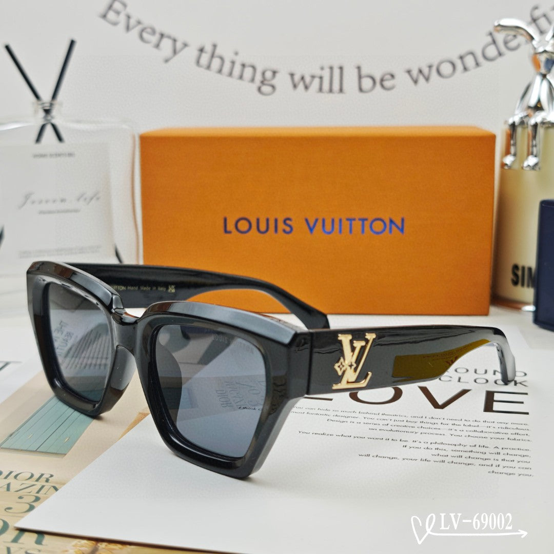 CAT EYE SUNGLASSES 69002 IN ACETATE - Dark Havana