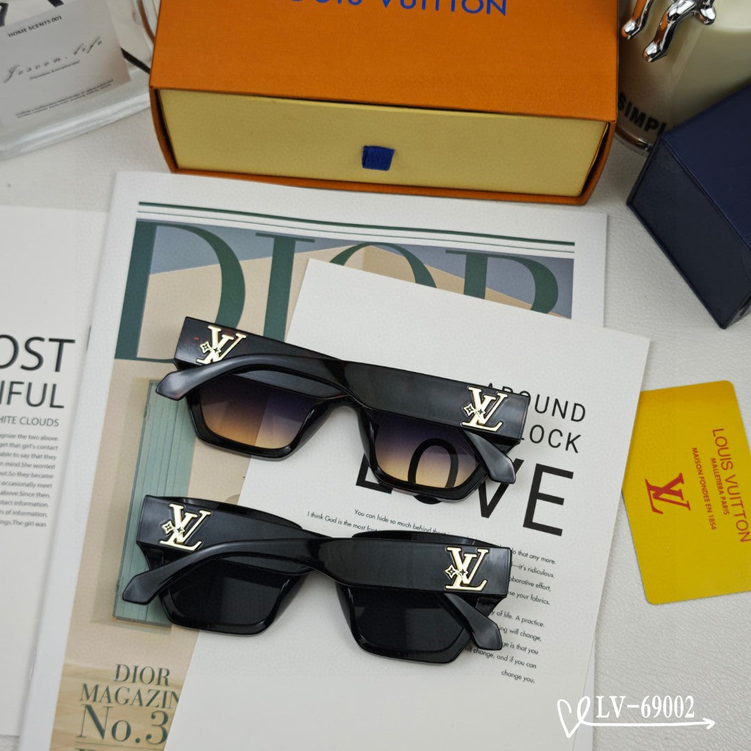 CAT EYE SUNGLASSES 69002 IN ACETATE - Dark Havana