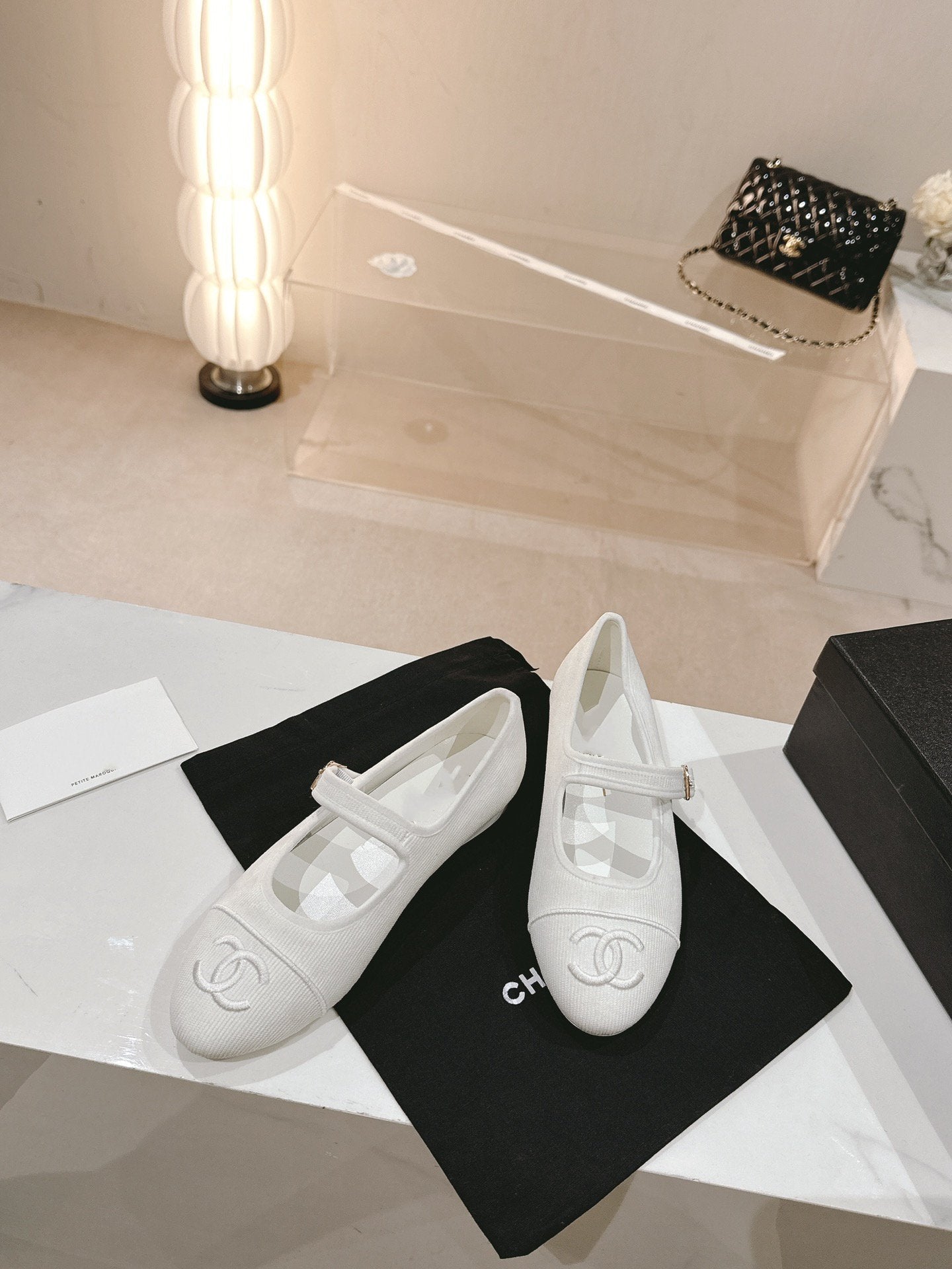 mary jane flat white corduroy - 35