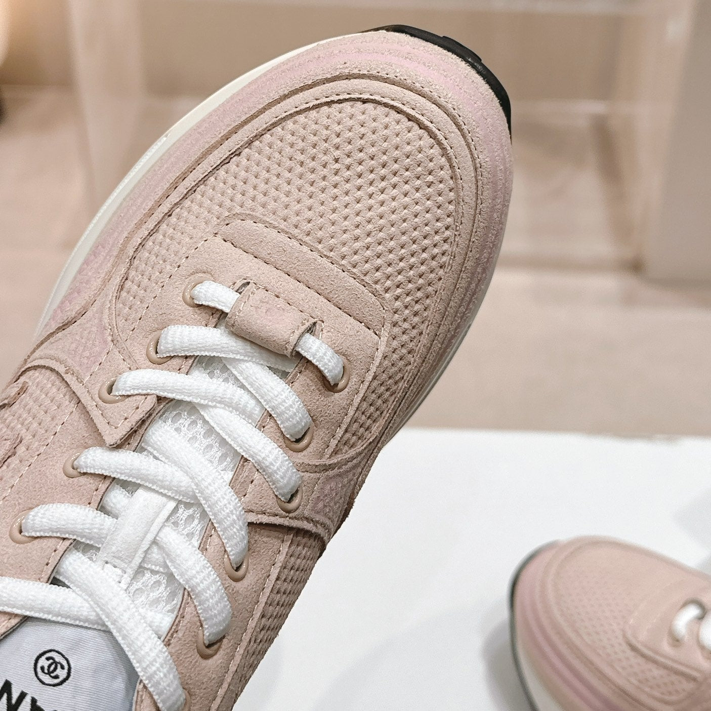 Pale Pink Sneaker Breathable mesh - 35
