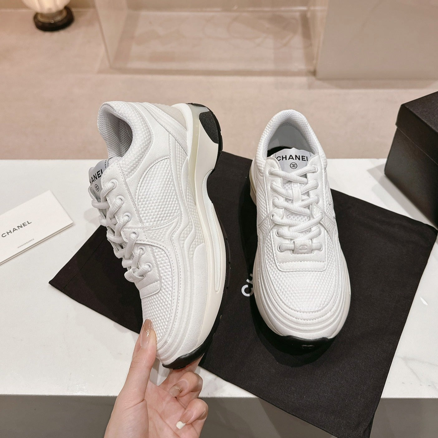 Women's White Sneaker Breathable mesh - 35