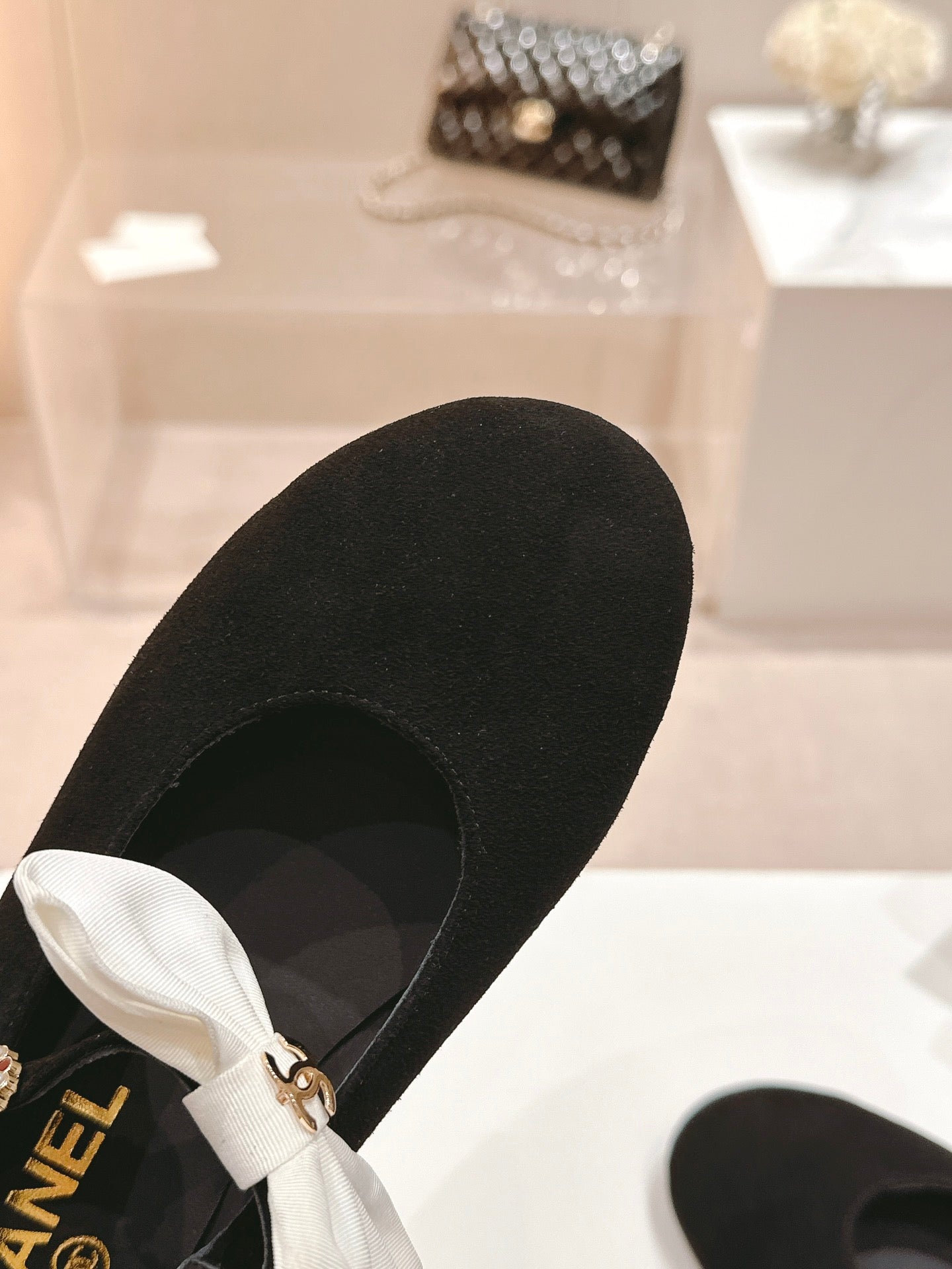 MARY JANE SHOES BLACK CALFSKIN - 35