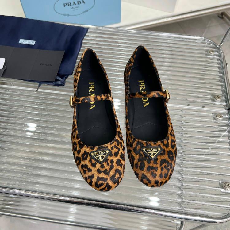 BALLET FLAT IN HONEY HORSEHAIR - 35