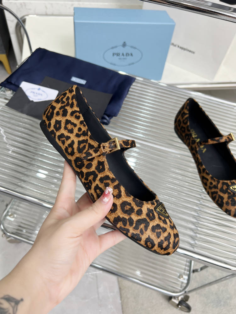 BALLET FLAT IN HONEY HORSEHAIR - 35