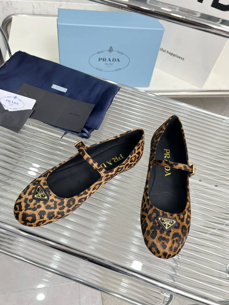 BALLET FLAT IN HONEY HORSEHAIR - 35
