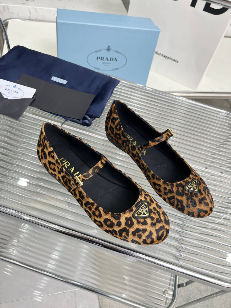 BALLET FLAT IN HONEY HORSEHAIR - 35