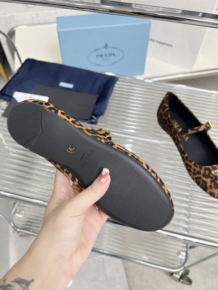 BALLET FLAT IN HONEY HORSEHAIR - 35