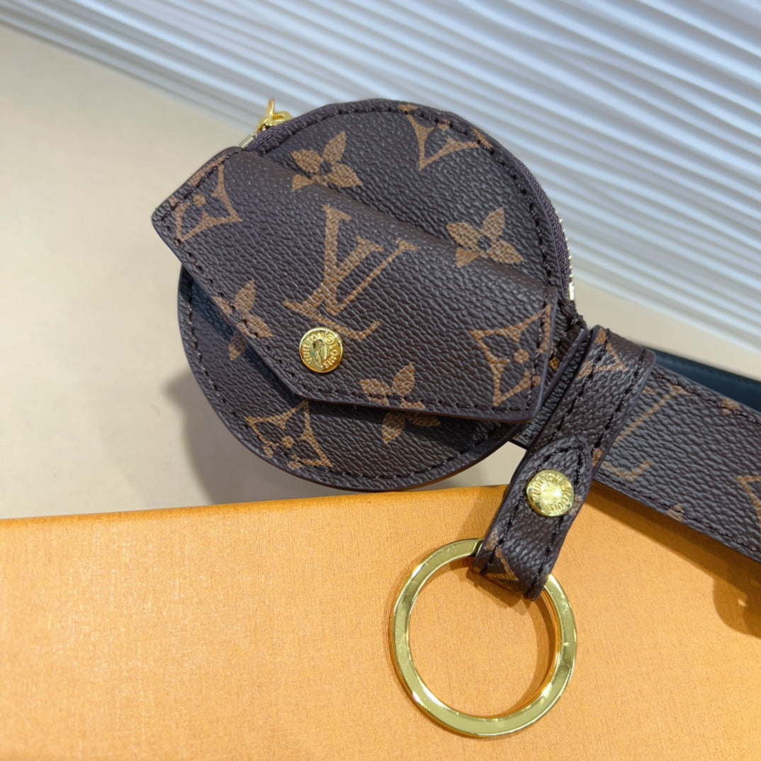 LV Daily Multi Pocket 30mm Belt Bag Brown Leather - 30