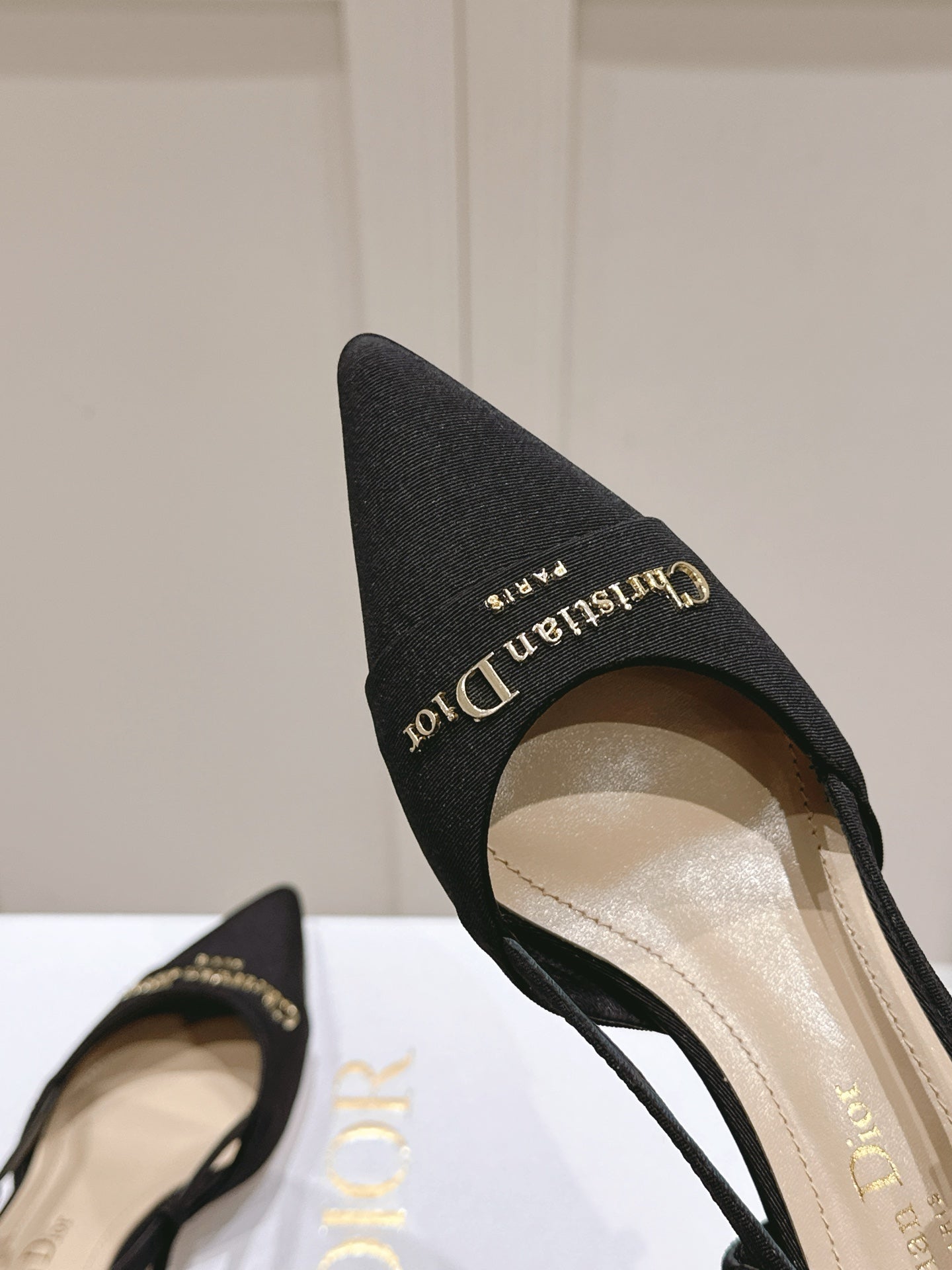 MY DD 25S SLINGBACK PUMP 50MM IN BLACK FABRIC - 34