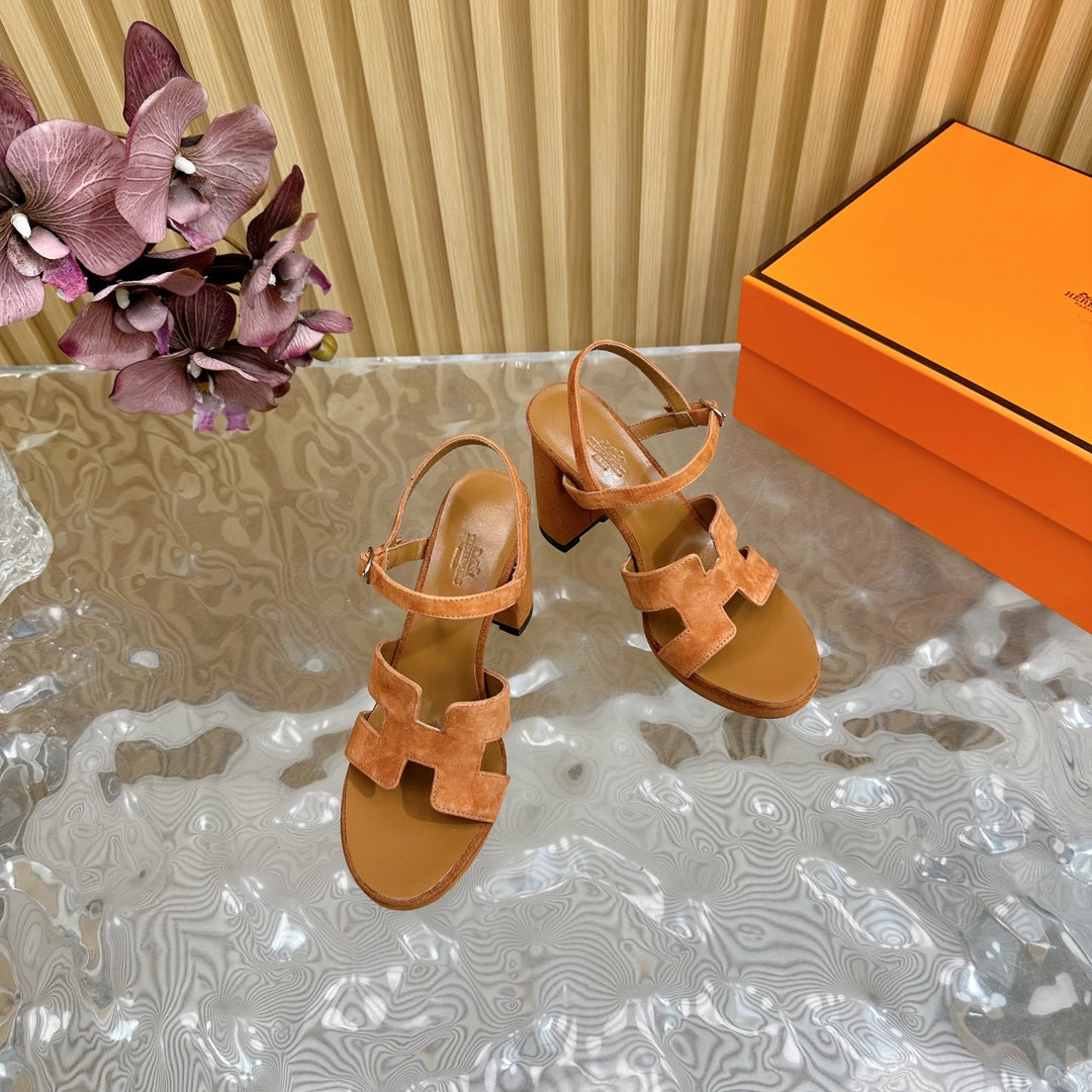 JAZZ 90 SANDAL IN BRONZE BROWN SUEDE - 35