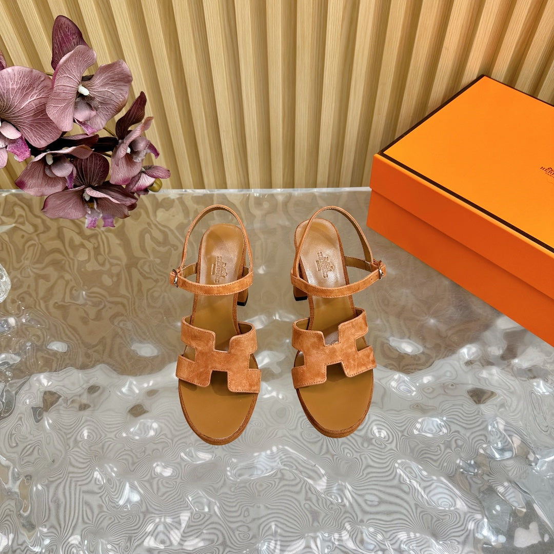 JAZZ 90 SANDAL IN BRONZE BROWN SUEDE - 35