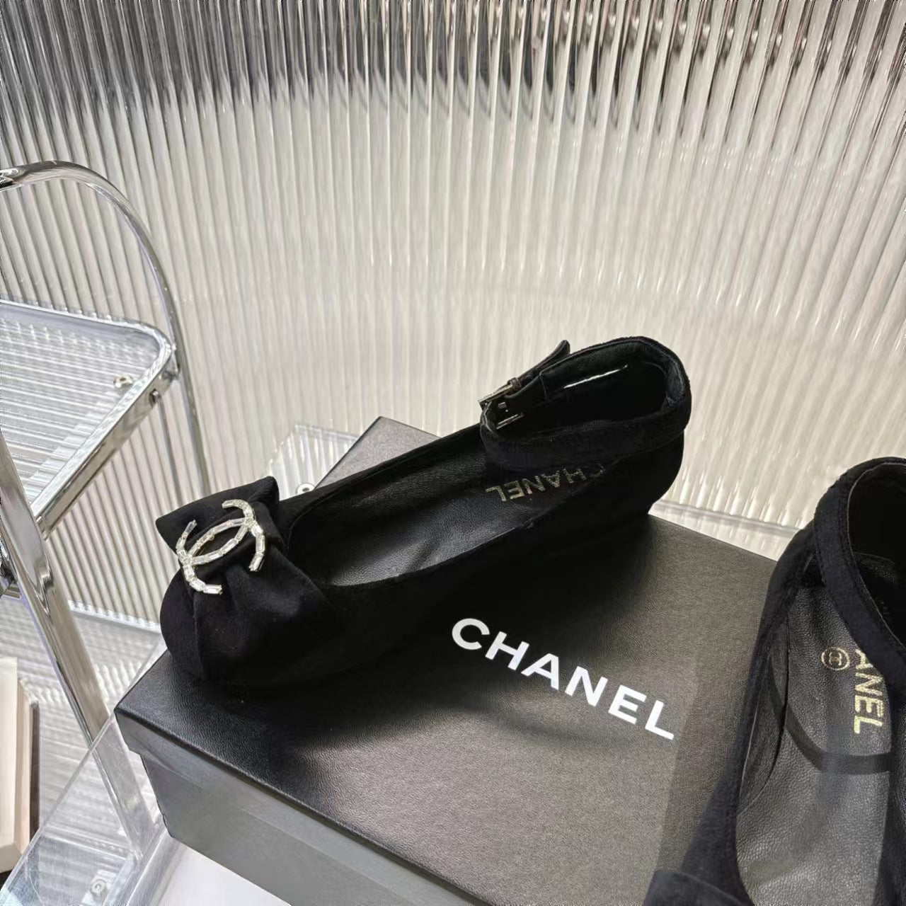 BOW MARY JANE SHOES IN BLACK VELVET - 35