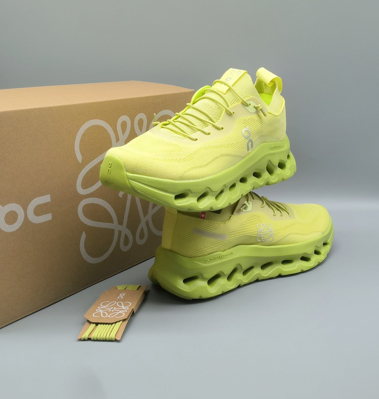 LW CLOUDTILT SNEAKER NEON GREEN POLYESTER - 36
