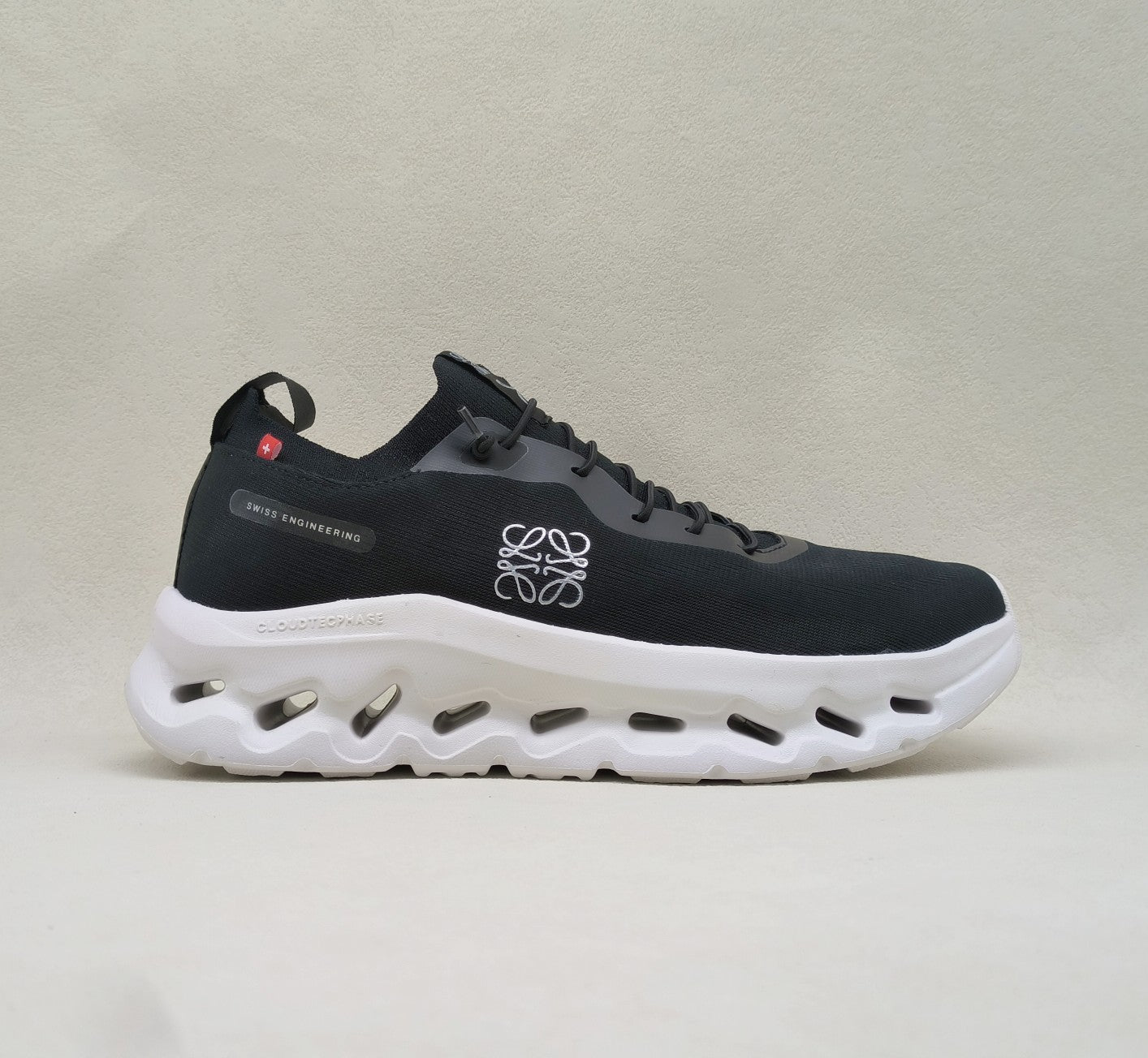 LW CLOUDTILT SNEAKER BLACK-WHITE POLYESTER - 36