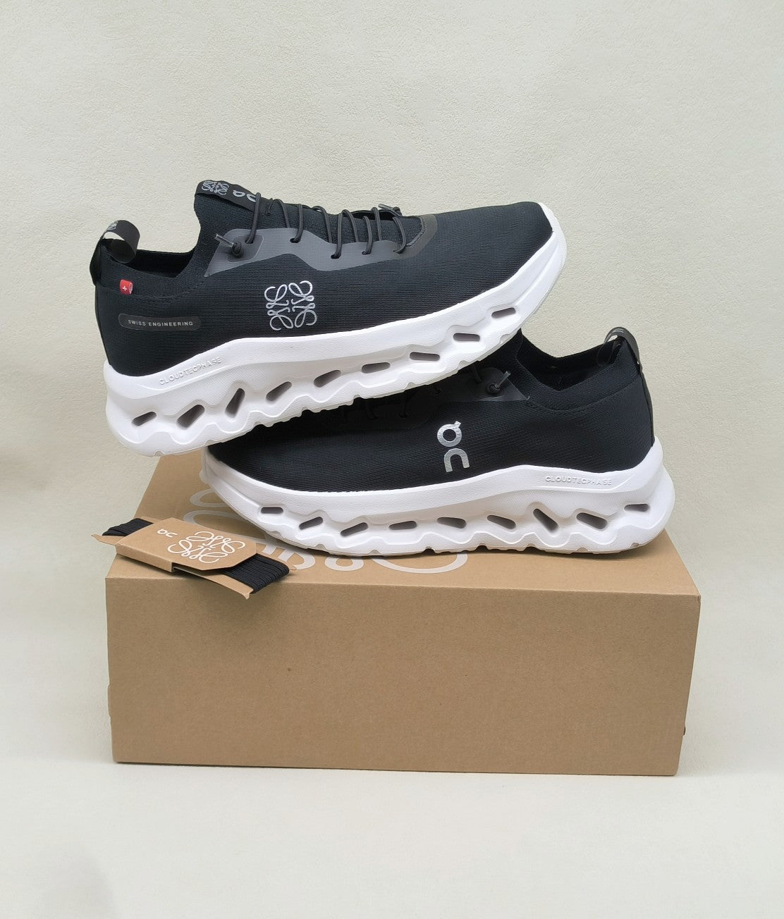 LW CLOUDTILT SNEAKER BLACK-WHITE POLYESTER - 36