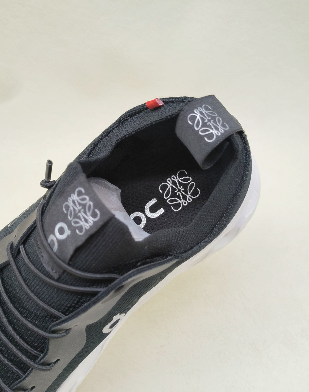 LW CLOUDTILT SNEAKER BLACK-WHITE POLYESTER - 36