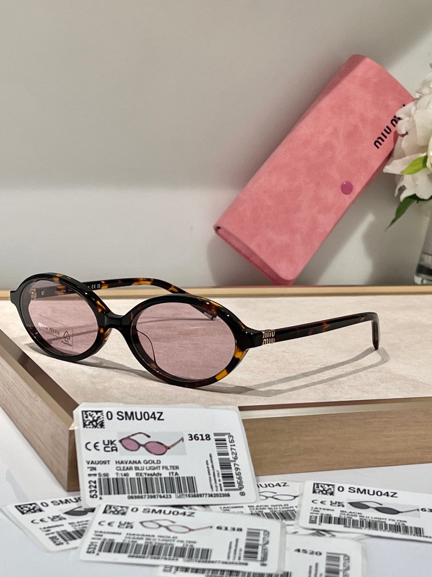 REGARD SUNGLASSES SMU04Z IN ACETATE - Havana Brown