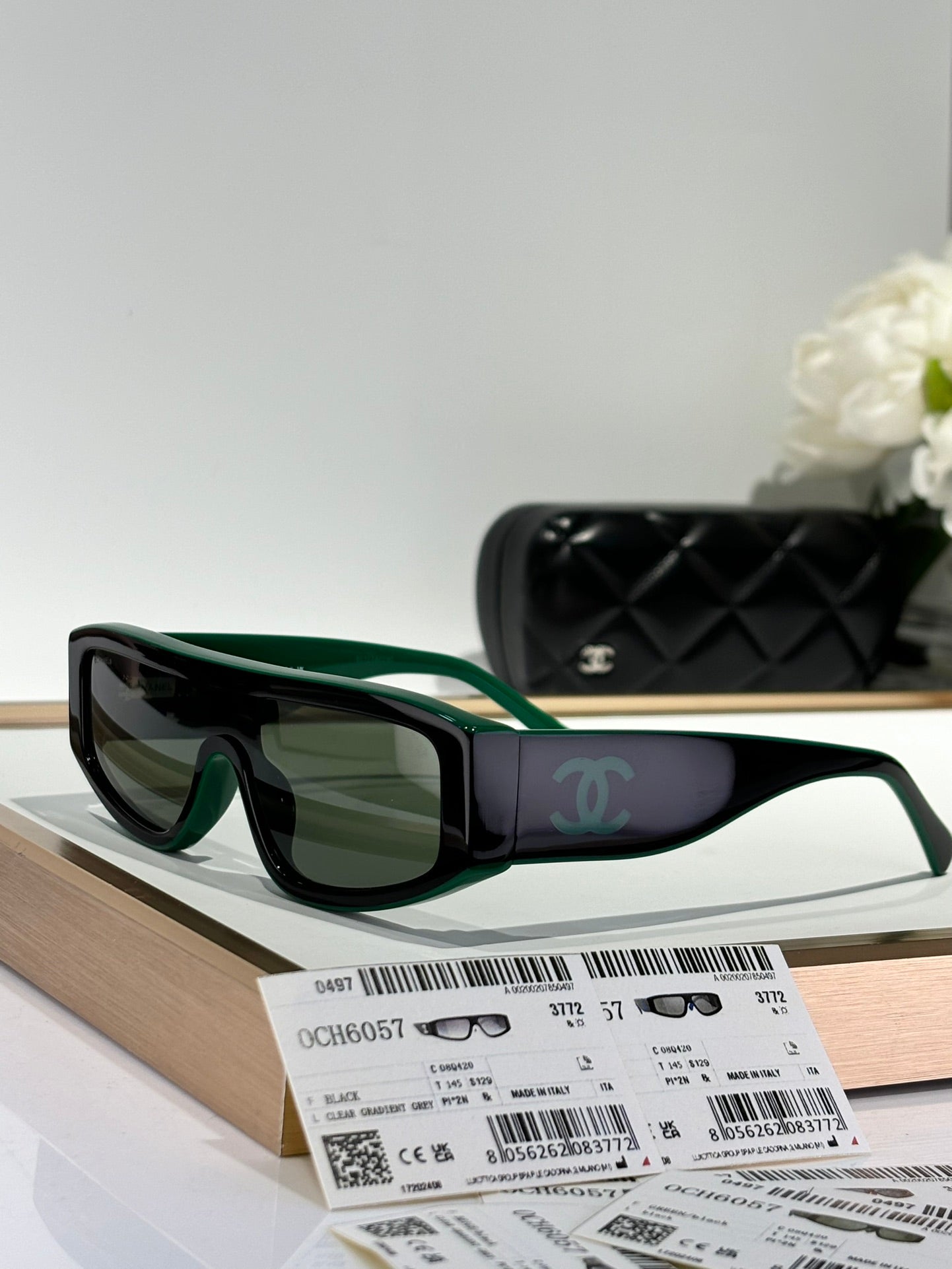 BUTTERFLY SUNGLASSES CH6057 IN ACETATE - Beige