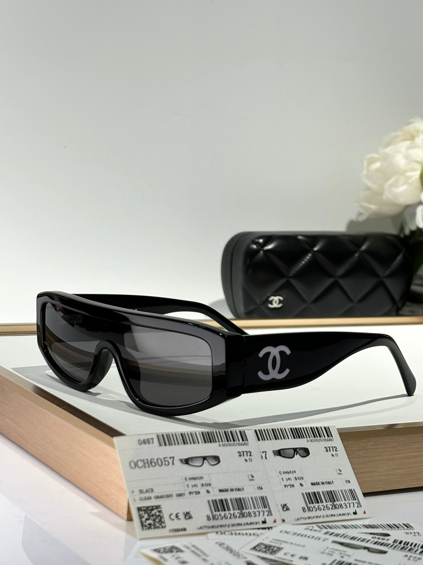 BUTTERFLY SUNGLASSES CH6057 IN ACETATE - Beige