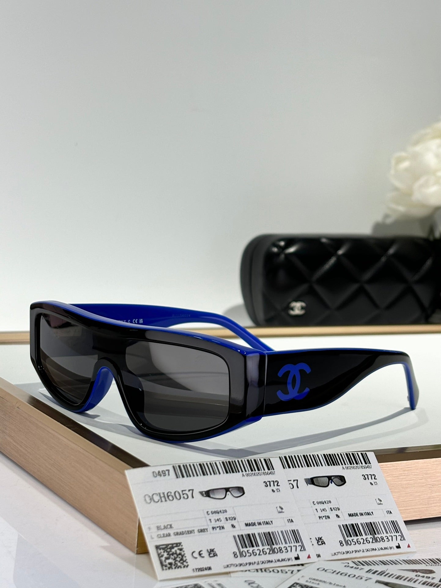 BUTTERFLY SUNGLASSES CH6057 IN ACETATE - Beige