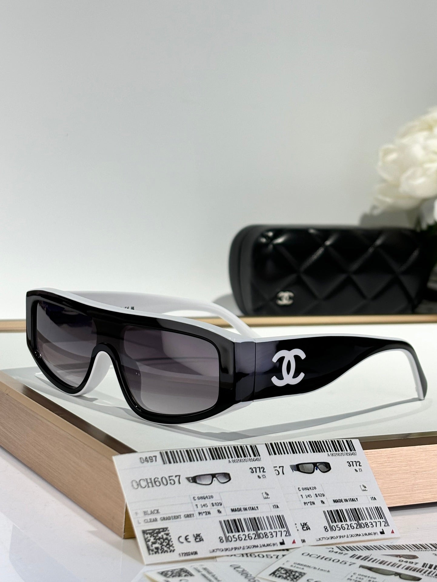 BUTTERFLY SUNGLASSES CH6057 IN ACETATE - Beige