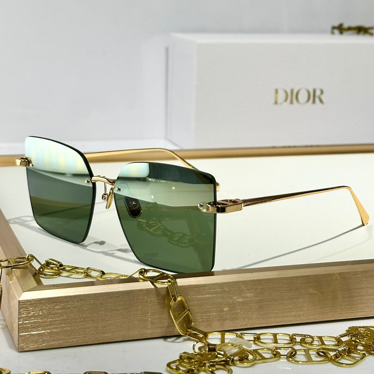 MONTAIGNE SUNGLASS CDIOR S3U IN METAL - Brown