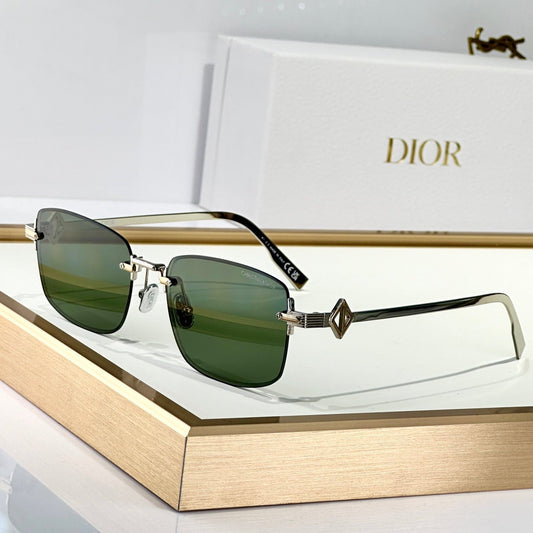 MONTAIGNE SUNGLASS CD DIAMOND S11U IN METAL - Silver/Brown