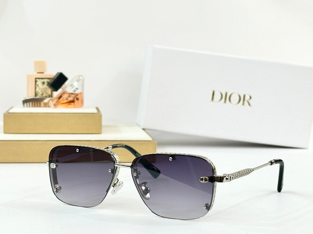 MONTAIGNE SUNGLASS NEODIOR A4U IN METAL - Gold/Dark Grey